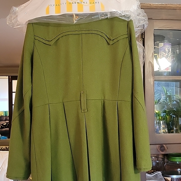 Green Miss Sixty wool belted pea coat - Picture 2 of 6